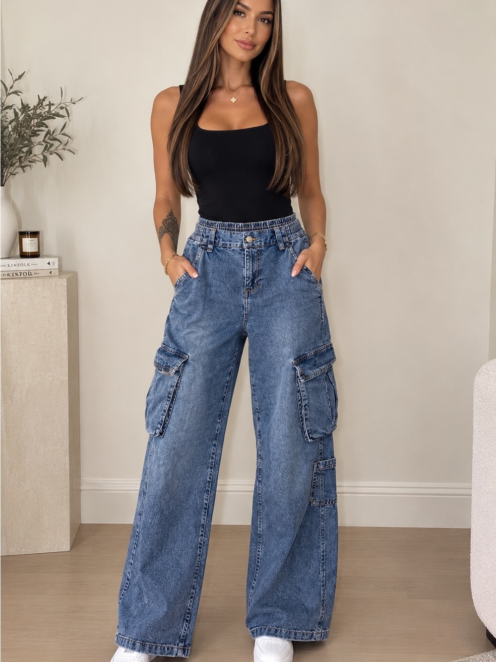 Divided Cargo Jeans
